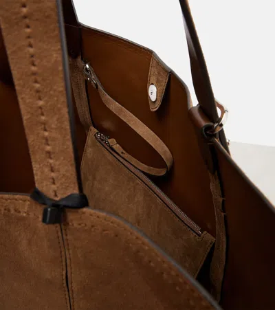 Max Mara Archetipo Large Suede Tote Bag