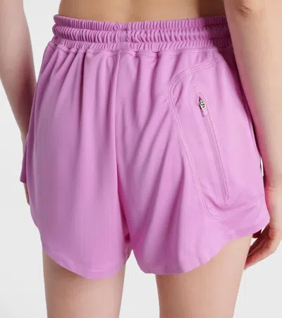 Adidas By Stella Mccartney Tonal Shorts Pulse Lilac In Pink