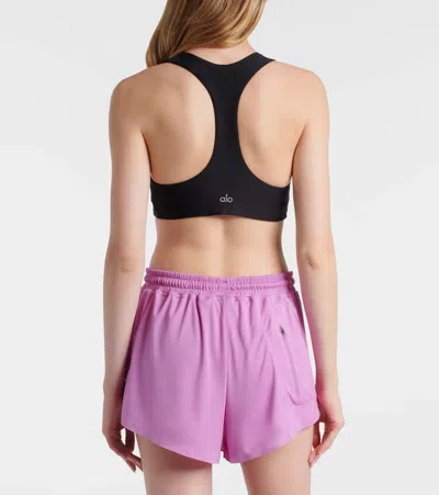 Adidas By Stella Mccartney Tonal Shorts Pulse Lilac In Pink