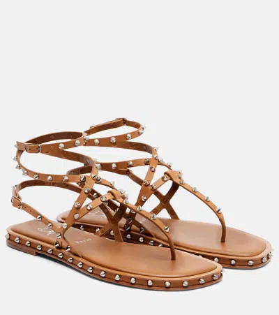Christian Louboutin Bombina Spiked Leather Sandals