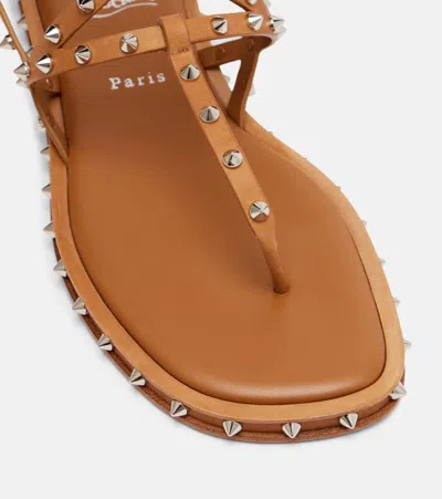 Christian Louboutin Bombina Spiked Leather Sandals