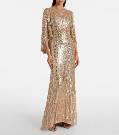 Jenny Packham Ines Sequined Gown