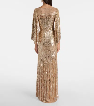 Jenny Packham Ines Sequined Gown