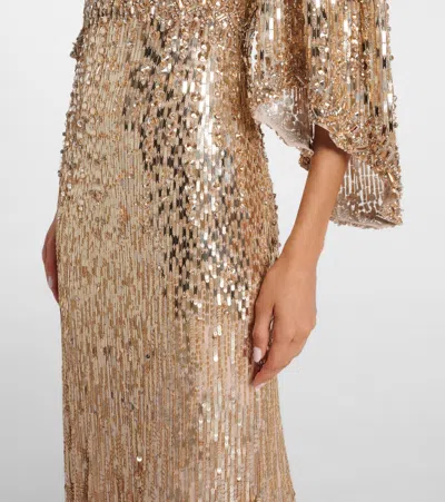 Jenny Packham Ines Sequined Gown