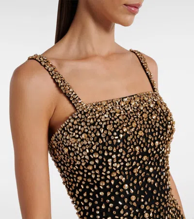 Jenny Packham Cherry Crystal-embellished Gown