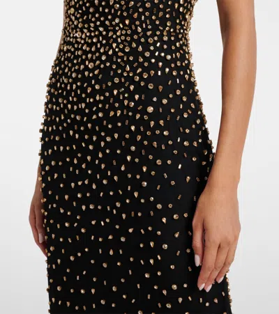 Jenny Packham Cherry Crystal-embellished Gown