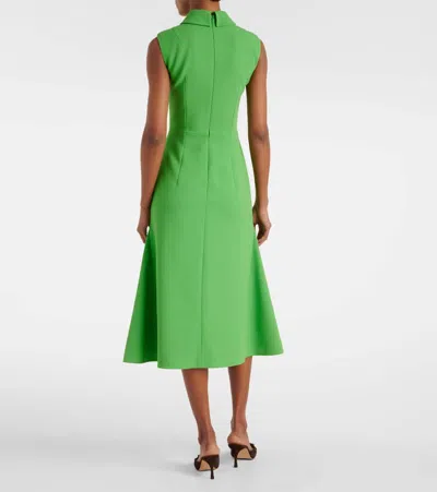 Emilia Wickstead Leontine Wool Crêpe Midi Dress