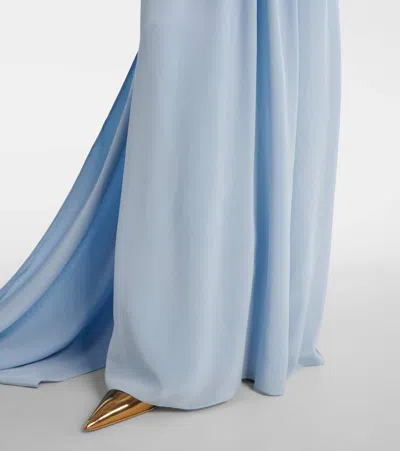 Markarian Silk Gown In Blue