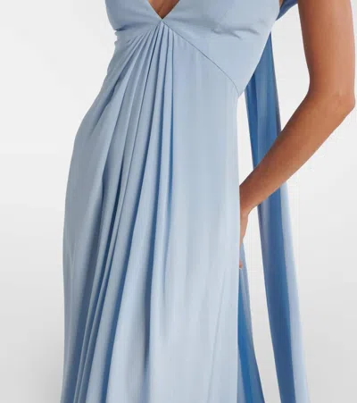 Markarian Silk Gown In Blue