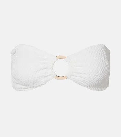 Alexandra Miro Carlotta Bikini Top In White