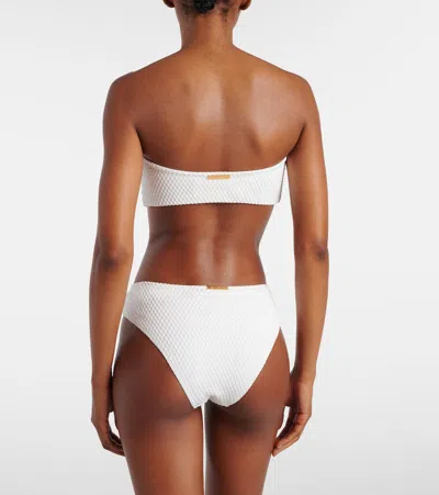 Alexandra Miro Carlotta Bikini Top In White