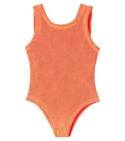 Hunza G Baby Swimsuit In Orange