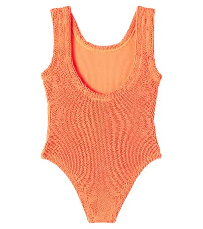 Hunza G Baby Swimsuit In Orange