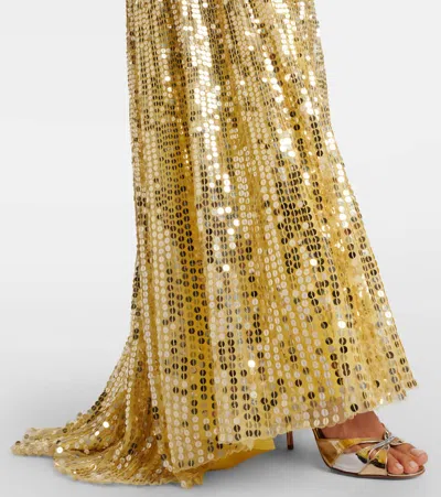 Jenny Packham Sarai Sequined Corset Gown