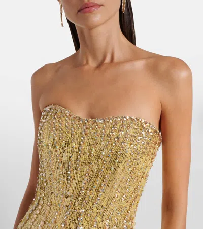 Jenny Packham Sarai Sequined Corset Gown