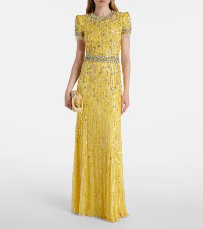 Jenny Packham Roxy Sequined Gown