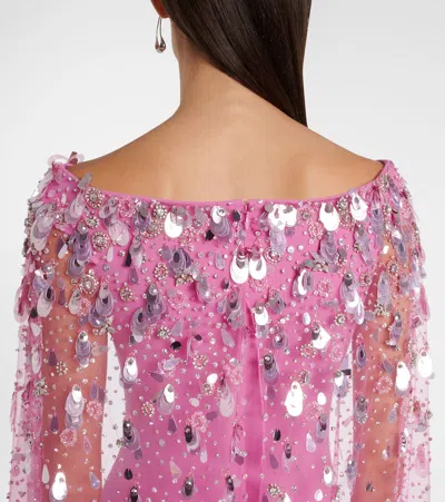 Jenny Packham Bittersweet Beaded Caped Gown