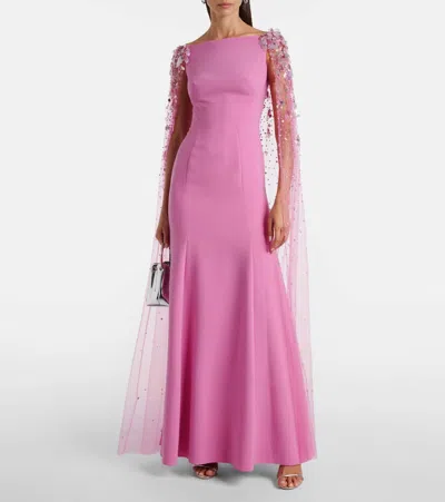 Jenny Packham Bittersweet Beaded Caped Gown
