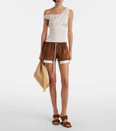 Rick Owens Suede Shorts