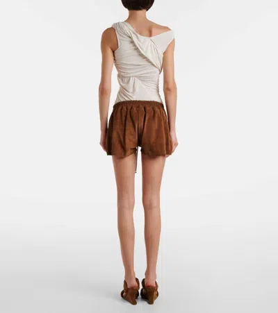 Rick Owens Suede Shorts