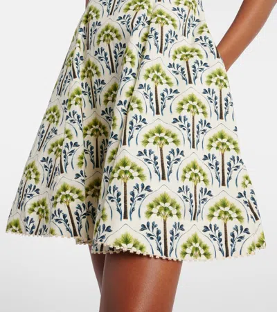 Agua By Agua Bendita Mati Moriche Cotton Poplin Minidress