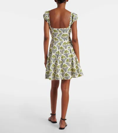 Agua By Agua Bendita Mati Moriche Cotton Poplin Minidress