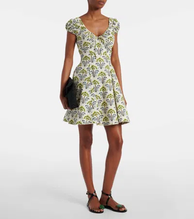 Agua By Agua Bendita Mati Moriche Cotton Poplin Minidress