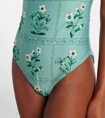 Agua By Agua Bendita Durazno Ceiba Floral Swimsuit