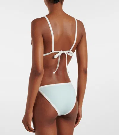 Marysia Porto String Bikini Top In Blue
