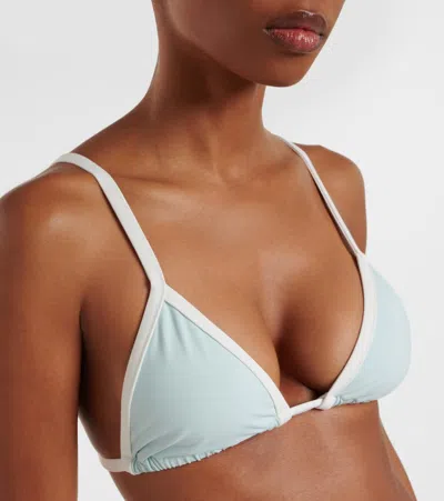 Marysia Porto String Bikini Top In Blue