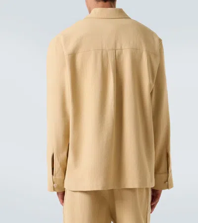 Commas Embroidered Overshirt In Brown