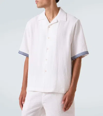 Commas Embroidered Shirt In White