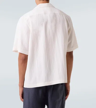 Commas Embroidered Shirt In White
