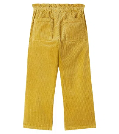 Bonpoint July Cotton Corduroy Pants In Brown