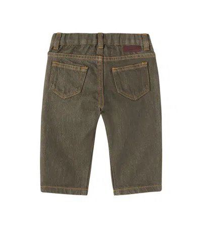 Bonpoint Baby Jeliott Jeans In Green
