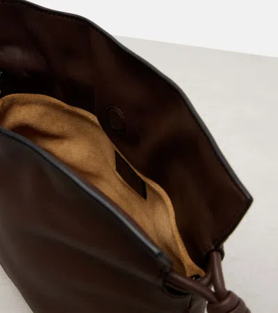 Loewe Flamenco Mini Leather Clutch