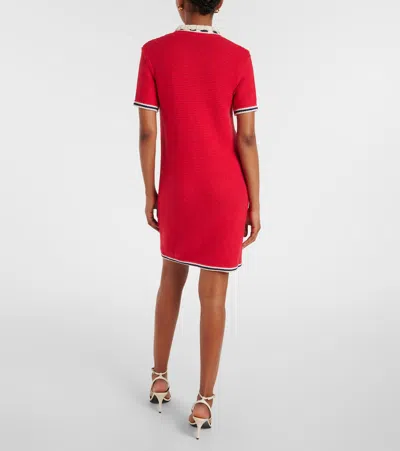 Valentino Cotton And Wool Minidress