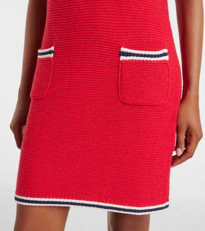 Valentino Cotton And Wool Minidress