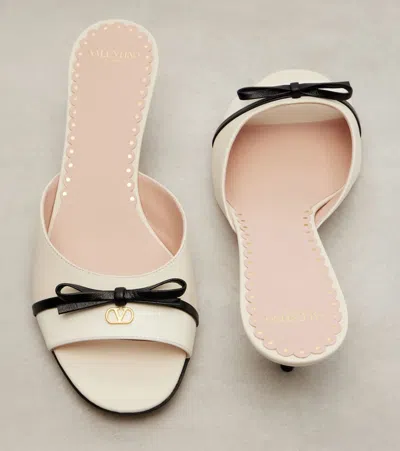 Valentino Bepointy 45 Patent Leather Mules