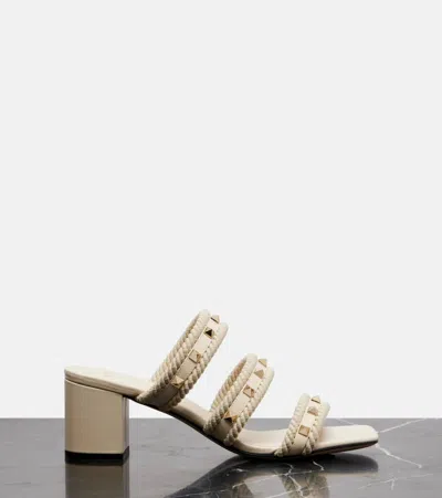 Valentino Rockstud Torchon 60 Leather Mules