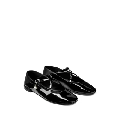 Jimmy Choo Black Ballet Flats