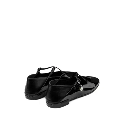 Jimmy Choo Black Ballet Flats