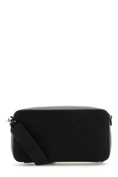 Montblanc Black Leather Crossbody Bag