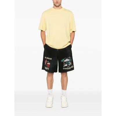 Amiri Embroidered-design Shorts In Blue