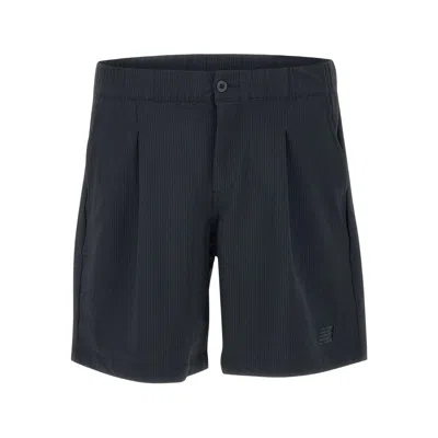 New Balance Seersucker Shorts In Blue