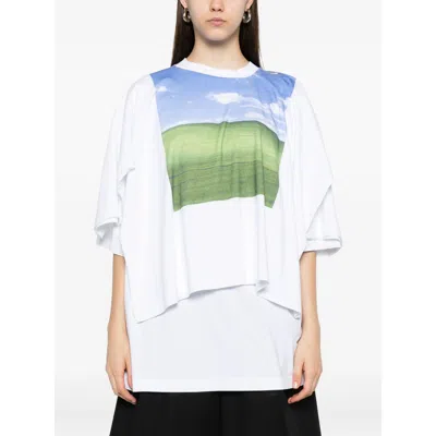 Vetements White Desktop Double Layered T-shirt