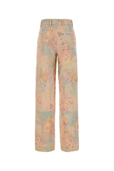 Dries Van Noten Embellished Linen Blend Paxy Pant