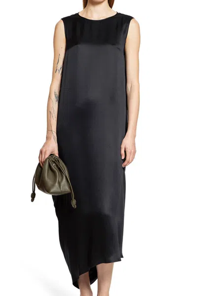 Loewe Woman Black Dresses In Black