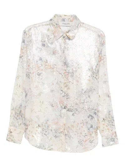 Golden Goose Floral Sequin Embellished Shirt In Multi