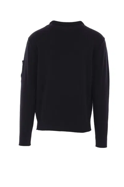 C.p. Company C. P. Company Man Sweatshirt Dark Purple Size 3xl Cotton In Black